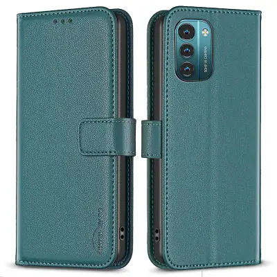 BINFEN COLOR BF17 Za Nokio G11 4G/G21 4G telefon stojalo torbica PU usnjena denarnica pokrov za pametni telefon