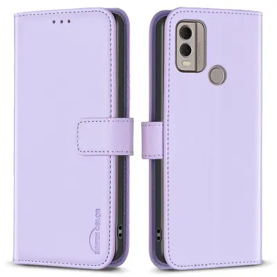 BINFEN COLOR BF17 za Nokio C22 torbica za stojalo za telefon, odporna na udarce, PU usnje + ovitek za telefon denarnica TPU