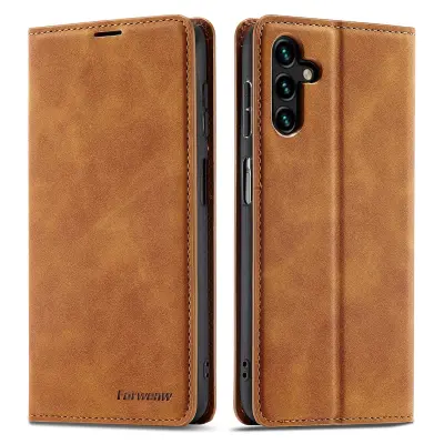 Serie FORWENW Fantasy za Samsung Galaxy A54 5G Funda de teléfono de cuero táctil con piel Estuche de billetera con soporte anticaída