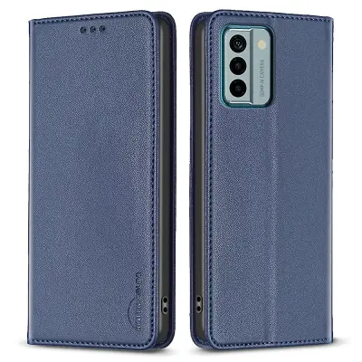 BINFEN COLOR BF18 za Nokio G22 PU usnjeno držalo za kartice Shell, magnetna preklopna torbica za telefon
