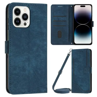 Ovitek denarnica s stojalom za iPhone 14 Pro usnjen PU ovitek za telefon s potiskom metulja