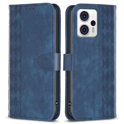 Odporen na udarce ovitek za Motorola Moto G13 4G/G23 4G/G53 5G etui denarnica s stojalom za telefon z vzorcem odtisa