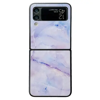 Za Samsung Galaxy A13 4G etui za telefon s trikotnim stojalom za kartice, PU usnje + TPU bleščeč prah