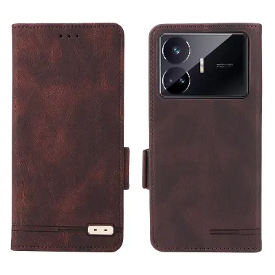 Za Realme GT Neo5 SE 5G PU usnjeno stojalo, denarnica, strojna oprema, dekor preklopni ovitek za telefon