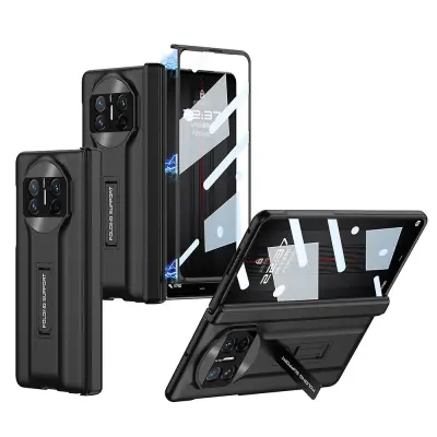 GKK za Huawei Mate X3 5G Skrito stojalo, zložljiva torbica za telefon, Magnetni trdi PC ovitek s stekleno zaščito zaslona