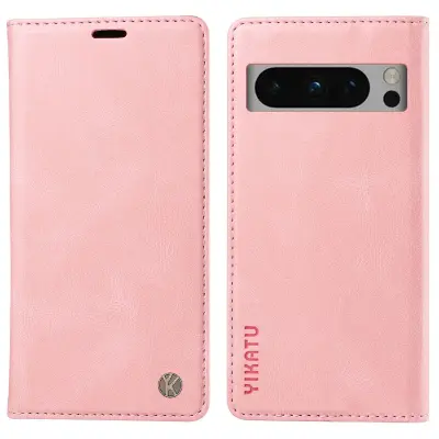 Denarnica telefonska torbica za Google Pixel 8 Pro, usnjena prevleka na dotik kože, stojalo za ogled
