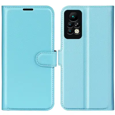 Ovitek za telefon za Infinix Note 11 Pro, denarnica s teksturo litchi iz PU usnja Shell Stand Cover