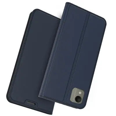 Ovitek za telefon Nokia C110, odporen proti udarcem, držalo za kartico, PU usnje, stojalo, pokrov z magnetnim zapiranjem