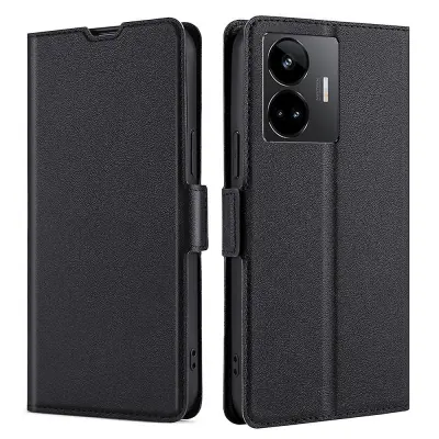 Ovitek za telefon za Realme GT Neo 5 5G/Neo 5 240W 5G/GT3 5G reža za kartico PU usnjen preklopni pokrov za stojalo