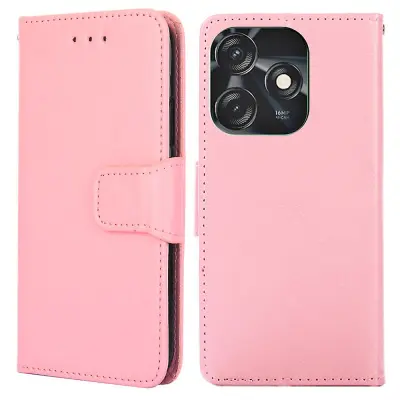 Ovitek proti padcem za Tecno Spark 10C 4G, PU usnjena torbica za telefon s stojalom