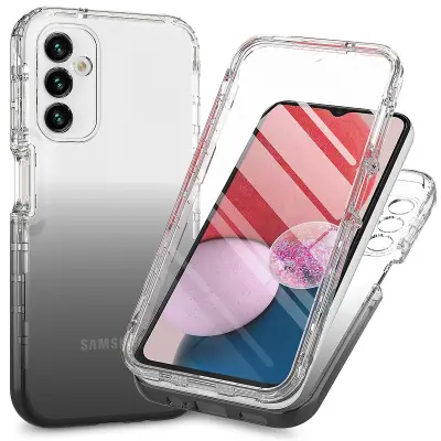 Ovitek za telefon Samsung Galaxy A14 5G Gradient PC + TPU, odporen proti udarcem, s PET zaščito zaslona