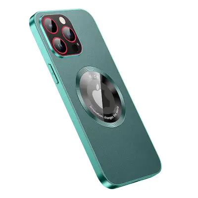 RH05 Magnetni etui za telefon za iPhone 14 Pro, mehak TPU ovitek za telefon iz PC usnja, prevlečen s PU usnjem