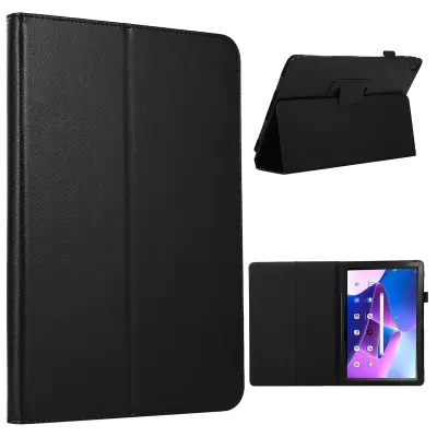 Za Lenovo Tab M10 (Gen 3) Litchi tekstura PU usnjena torbica s polno zaščito, stojalo, pokrov za tablični računalnik