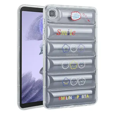 Za Samsung Galaxy Tab A7 Lite 8,7-palčni T220 T225 TPU ovitek za tablični računalnik prozorna puhovka Design Pattern Printed Cover