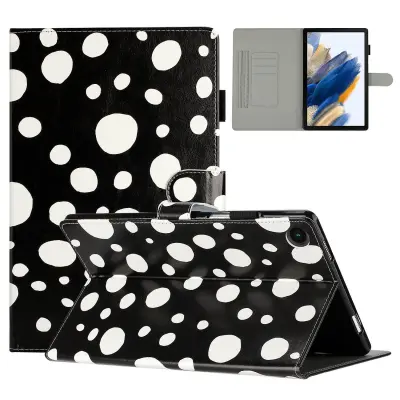 Za Samsung Galaxy Tab A8 10.5 (2021) X200/X205 Dots Pattern etui s stojalom iz PU usnja, nosilec za kartice, ovitek za tablični računalnik