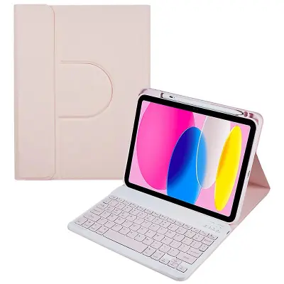 SK-2010 za iPad 10.9 (2022) etui za tablični računalnik, folija s stojalom iz usnja PU z brezžično snemljivo tipkovnico