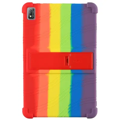 Za tablico Blackview Tab 16, odporna na praske, silikonska torbica + zaščitni ovitek za osebni računalnik s stojalom