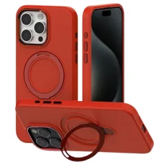 SILIKONSKI OVITEK MERCURY ZA MAGSAFE STOJALO ZA IPHONE 15 PLUS 6,7 INČA RDEČ