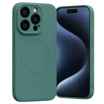 POLSILIKONSKI OVITEK MERCURY ZA MAGSAFE ZA IPHONE 15 PRO 6.1 ZELEN