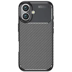 OVITEK BELINE CARBON ARMOR ZA IPHONE 16 6.1” ČRN OVITEK