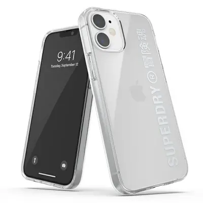 OVITEK SUPERDRY PROZOREN ZA IPHONE 12 MINI SREBRN 42590