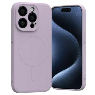 POLSILIKONSKI OVITEK MERCURY MAGSAVE ZA IPHONE 15 PRO 6.1 LILA