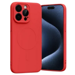 OVITEK MERCURY POLSILIKONSKI IPHONE 15 PRO MAX 6.7 ZA MAGSAFE OVITEK RDEČ