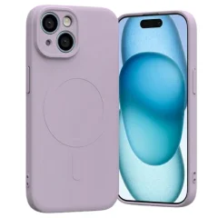 POLSILIKONSKI OVITEK MERCURY ZA MAGSAFE ZA IPHONE 15 6.1 LILAC