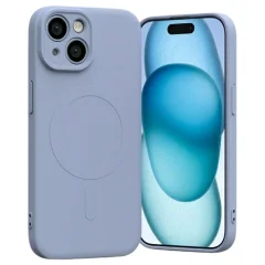 POLSILIKONSKI OVITEK MERCURY ZA MAGSAFE ZA IPHONE 15 6.1 LAVANDA, OVITEK