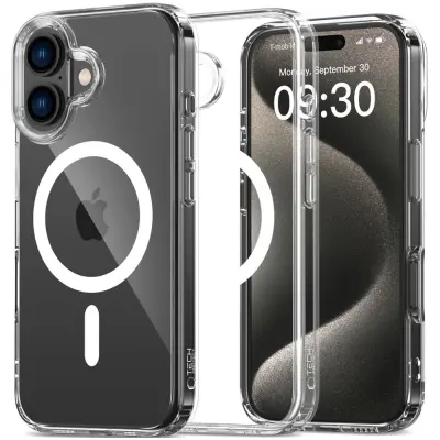 OVITEK TECH-PROTECT FLEXAIR HYBRID FOR MAGSAFE ZA IPHONE 16 CLEAR PROZOREN
