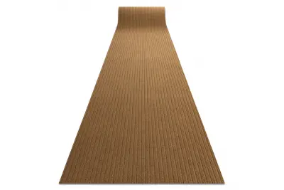 Tekač preproga proti zdrsu na linearni meter CEYLON zunanji, notranji, na gumijastem - kokos rjava 0226 100 100x570 cm