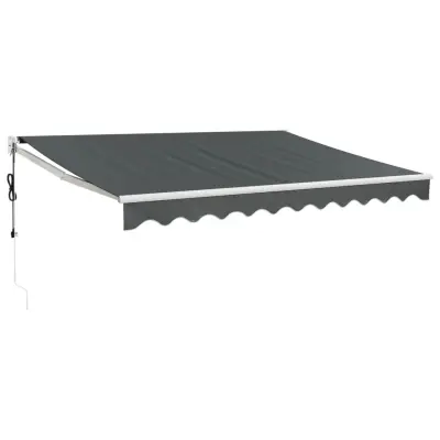 Avtomatsko zložljiva tenda - Senčniki antracit 3,5x2,5 m