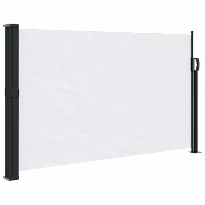 Zložljiva stranska tenda - Senčniki bela 120x500 cm