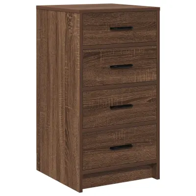 vidaXL Vitrina Rjava hrast 40x41x75 cm Inženirski les