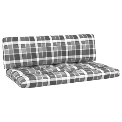 Vrtni srednji kavč - Zunanji kavč iz palet siva impregnirana borovina