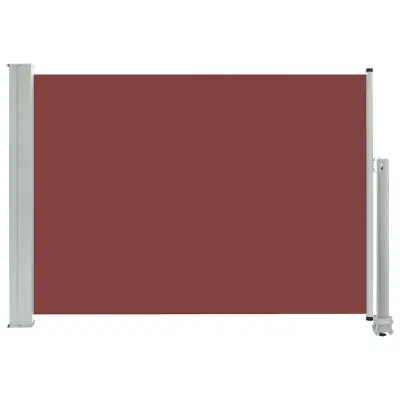 Zložljiva stranska tenda - Senčniki za teraso 80x300 cm rjava