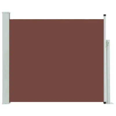 Zložljiva stranska tenda - Senčniki za teraso 100x300 cm rjava