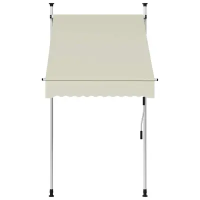 Ročno zložljiva tenda - Senčniki 100 cm krem