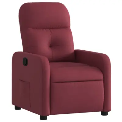 Naslanjač - Relax naslanjač vinsko rdeče blago