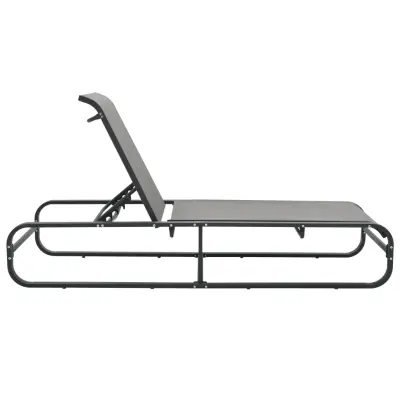 Ležalnik - Sončna ležalnik iz aluminija in tekstila