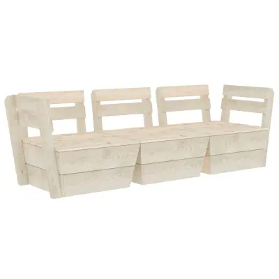 Vrtni kavč - Zunanji kavč trosed iz palet impregnirana smrekovina