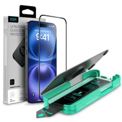 ESR ARMORITE KALJENO STEKLO ZA IPHONE 16 ČRNA ZAŠČITNA FOLIJA