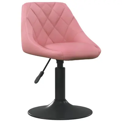vidaXL jedilni stol Pink Velvet