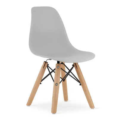 Stol ZUBI - siv x 1
