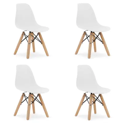 ZUBI stol - bel x 4