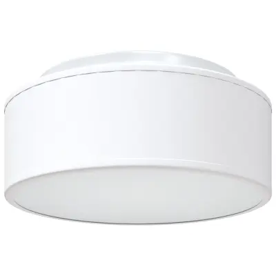 vidaXL Vgradne stropne svetilke Bela Ø 30 cm Platno E27