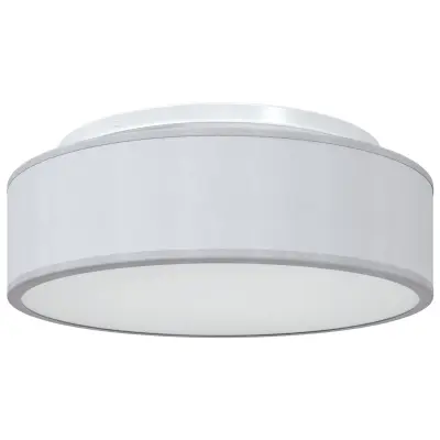 vidaXL Vgradne stropne svetilke Siva Ø 38 cm Tkanina E27