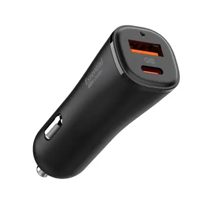 SPIGEN ARCSTATION ESSENTIAL CAR CHARGER 48W CAR CHARGER BLACK