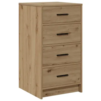 vidaXL Bife Umetni hrast 40x41x75 cm Inženirski les