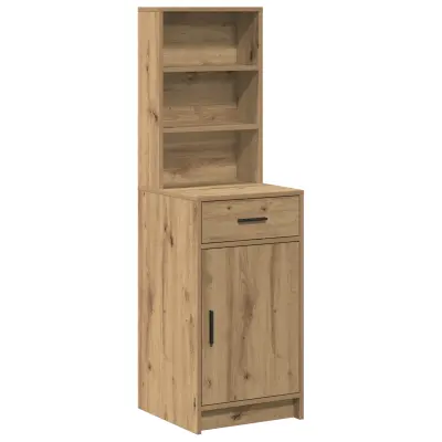 vidaXL visok omar hrasta 40x41x135 cm vezanega lesa